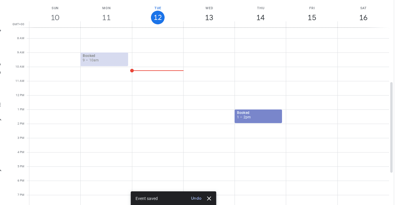 Google calendar caption [→]