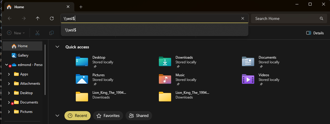 WSL File Explorer [→]
